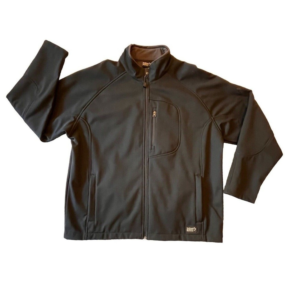 Dri Duck DDX Atlas Mens Jacket Sz XL Water Resistant Full Zip Black *Branded